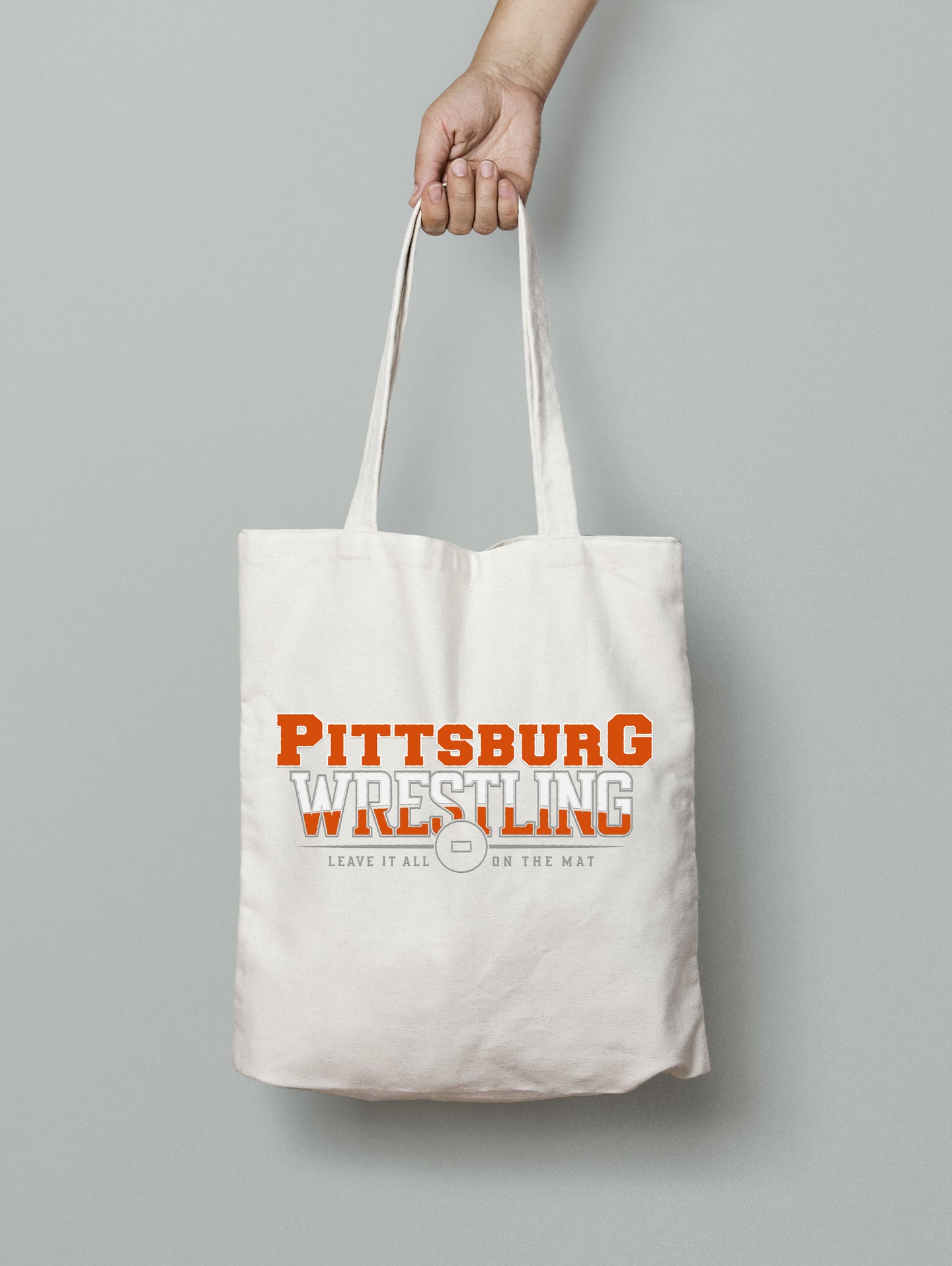 Pittsburg Wrestling -Tan Tote