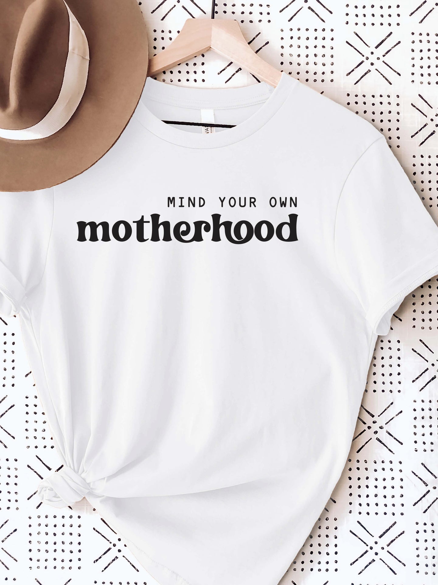 Mind Your Motherhood Unisex (WHT) Tee