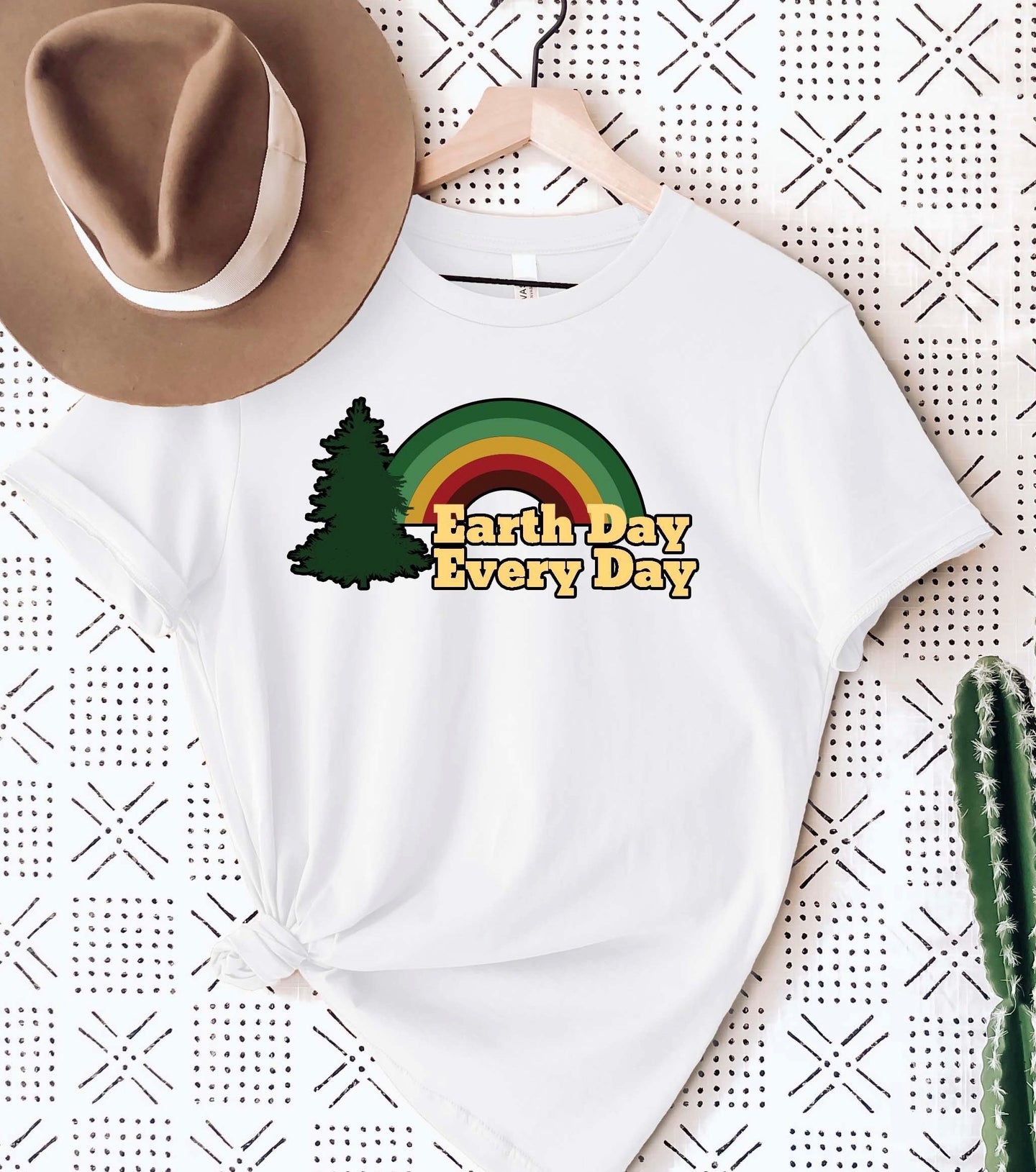 Earth Day, Everyday (WHT) Tee